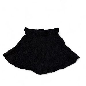 Wet Seal black mini skirt with ruffles and a touch of whimsy